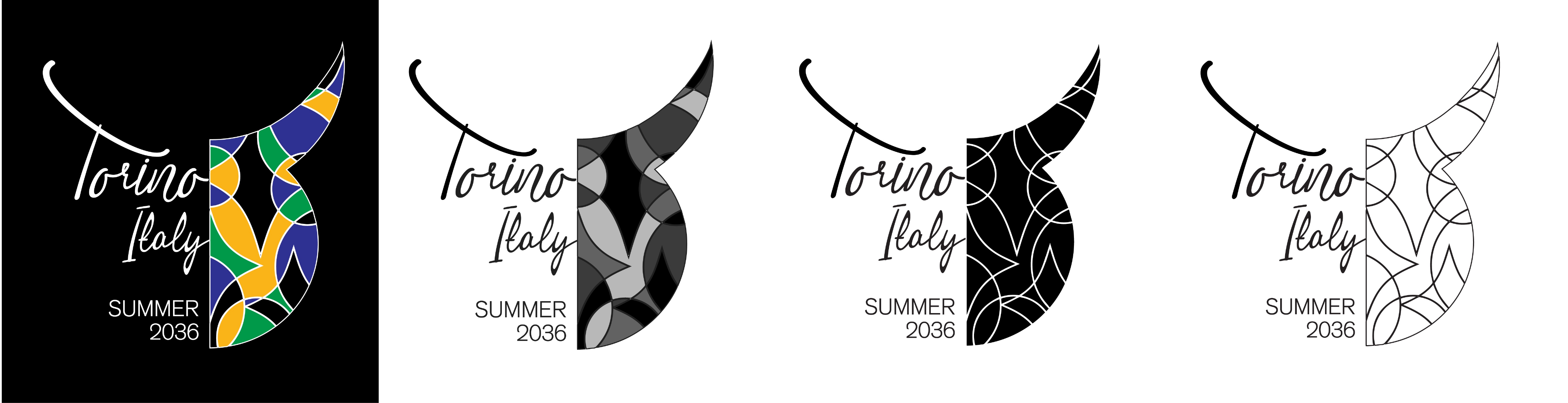 Torino 2036 — logo variations