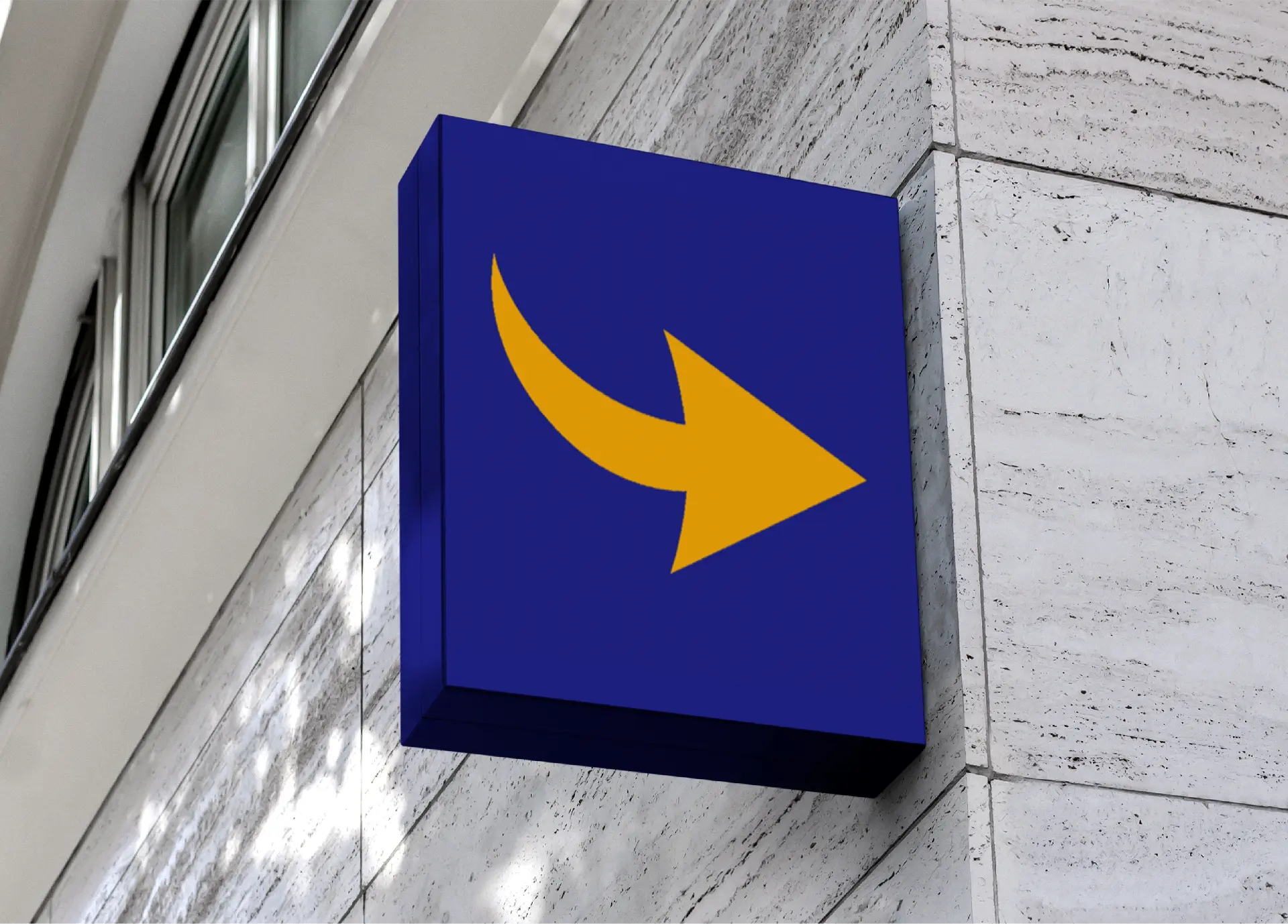 Torino 2036 — wayfinding arrow signage