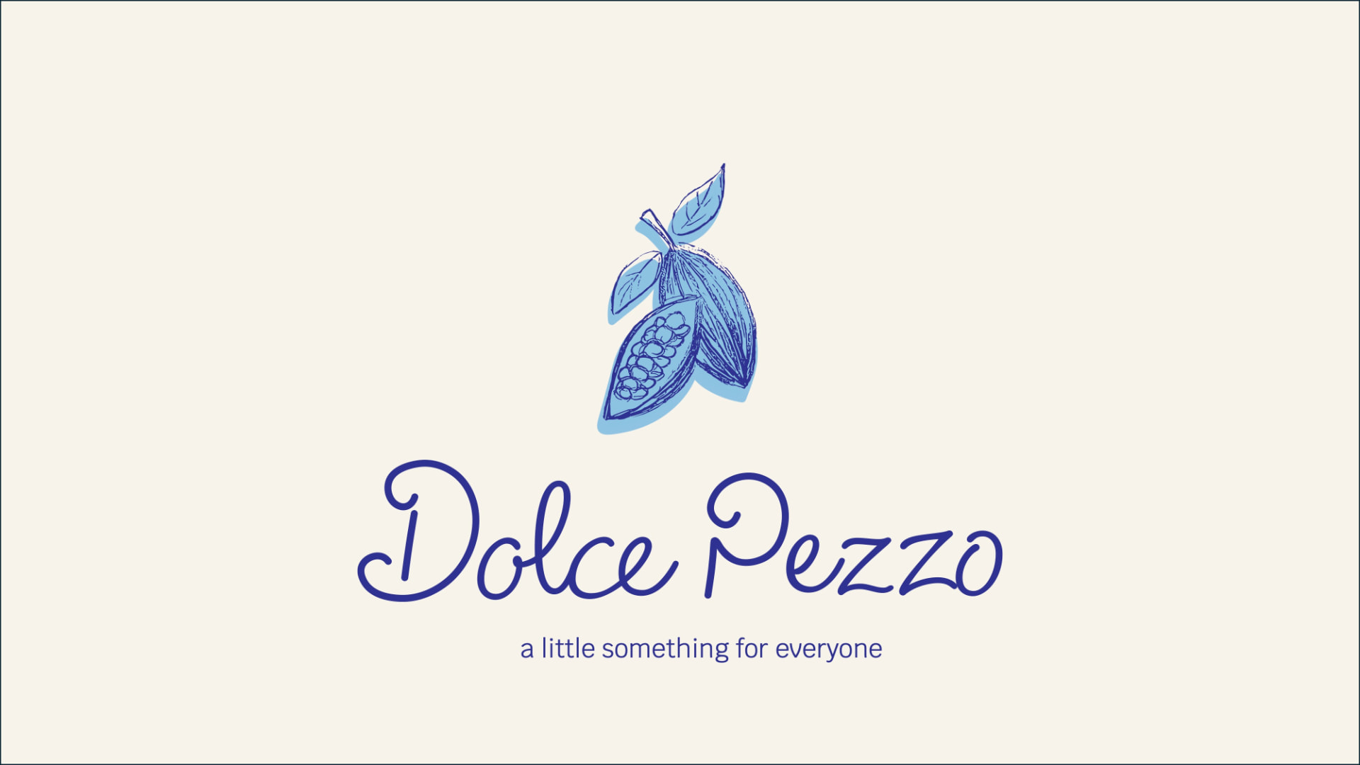 Dolce Pezzo — primary logo lockup