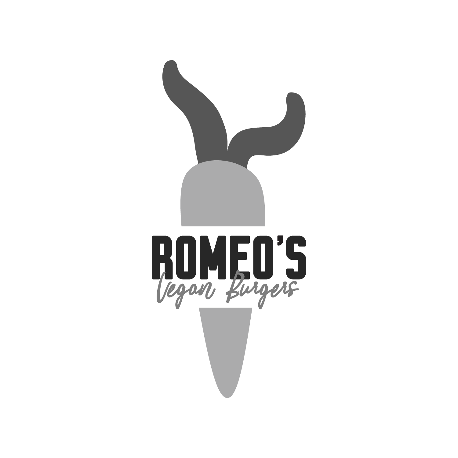 Secondary logo — grayscale