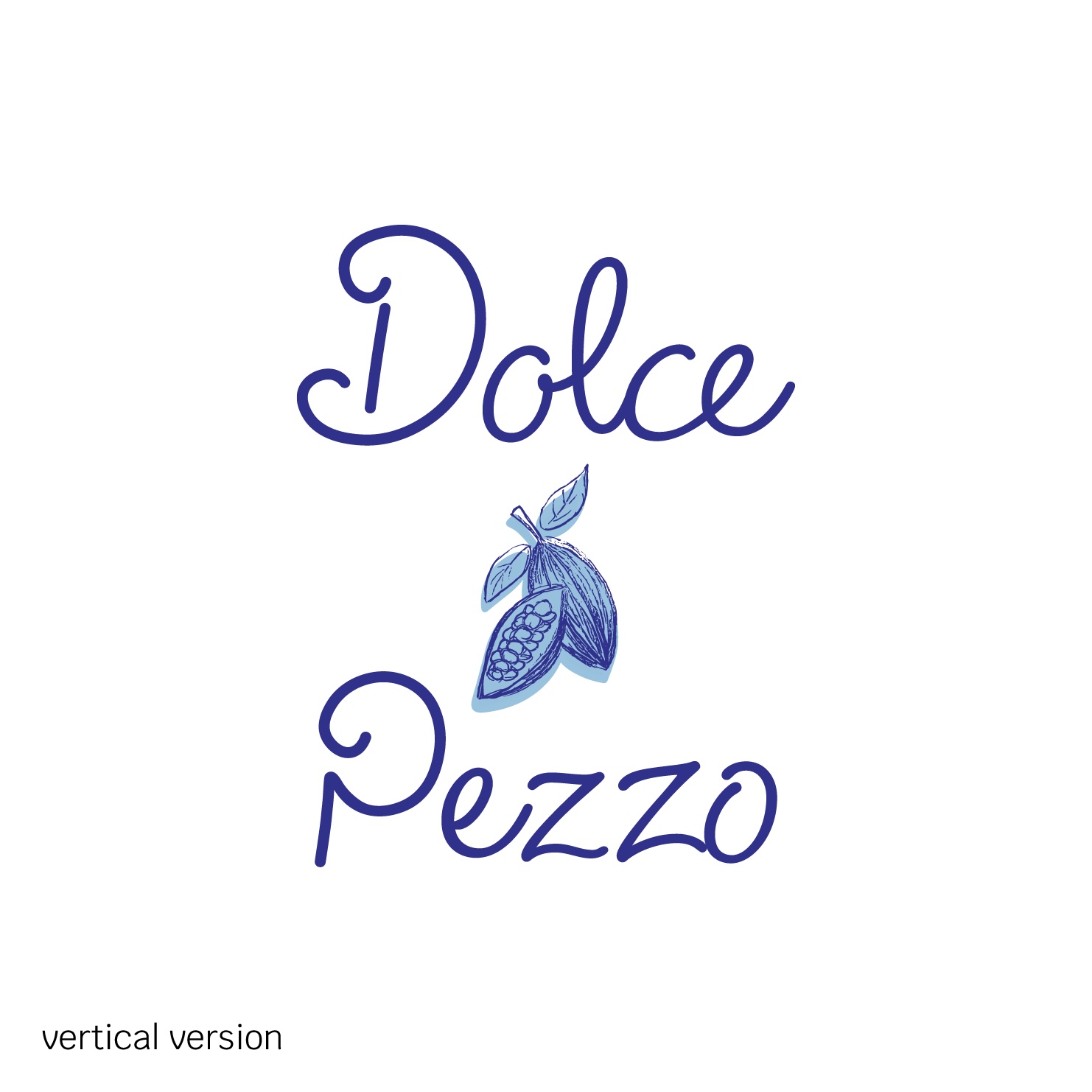 Dolce Pezzo logo — vertical version