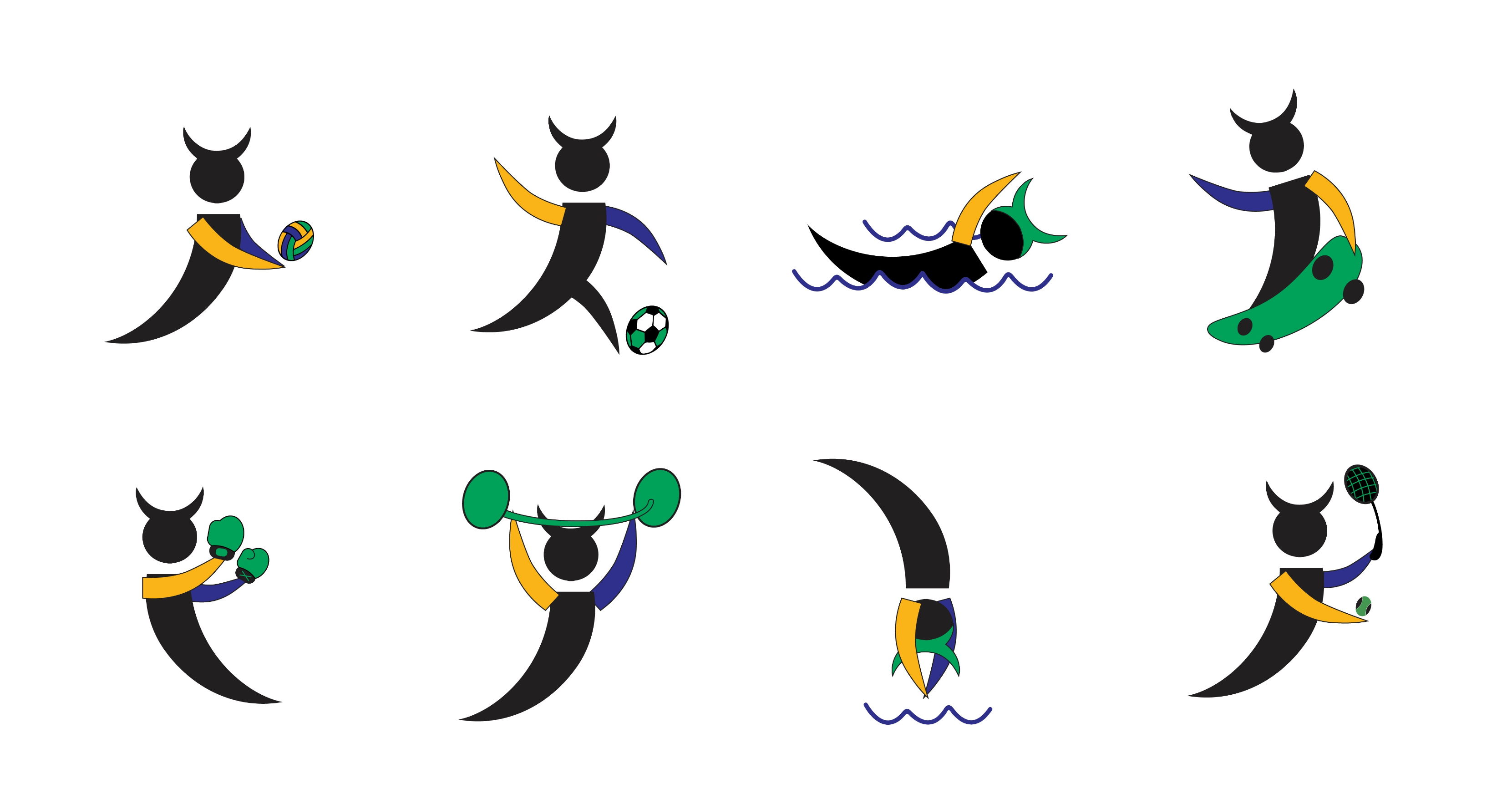 Torino 2036 — sport icon set
