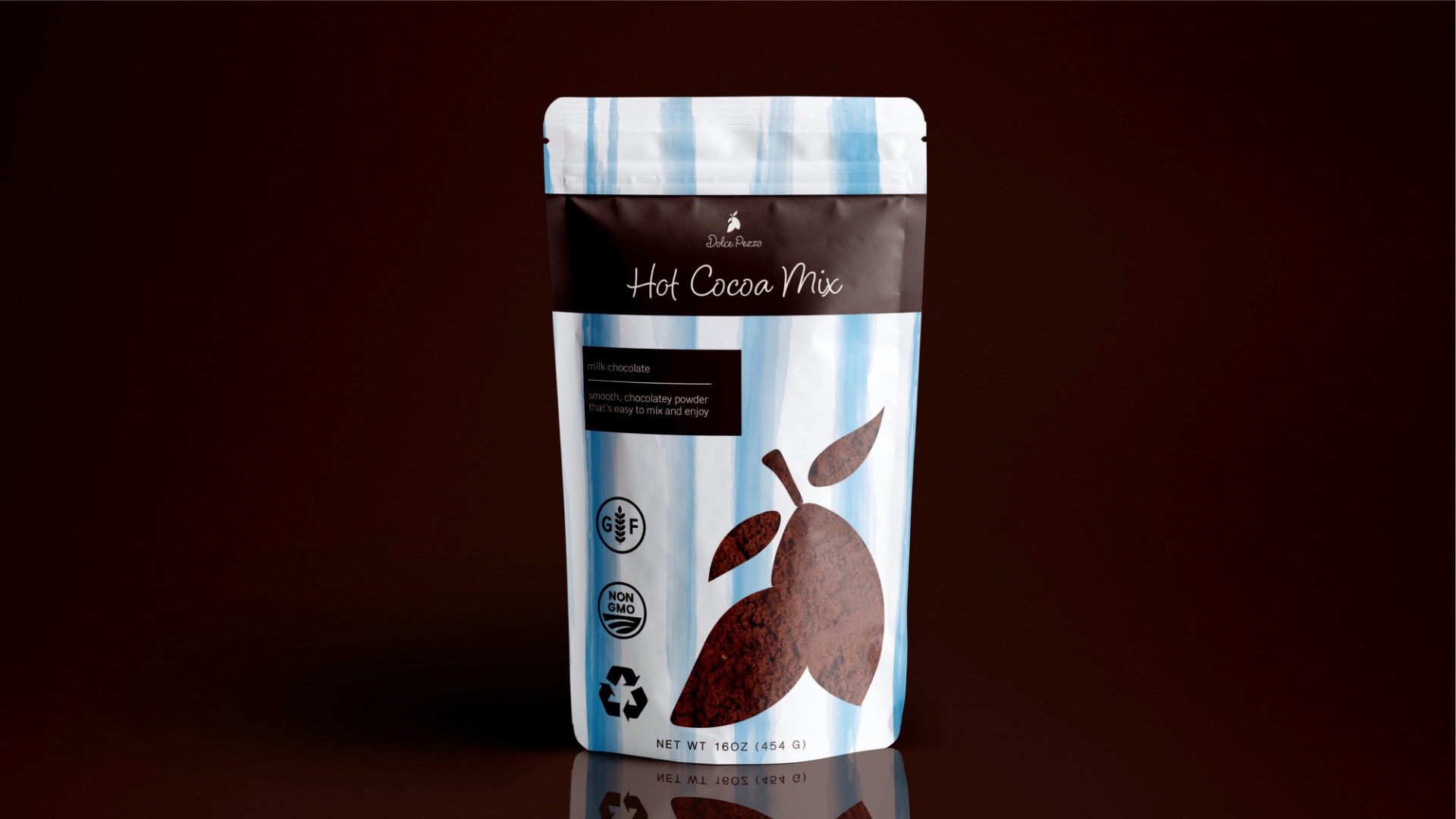 Dolce Pezzo hot cocoa mix pouch
