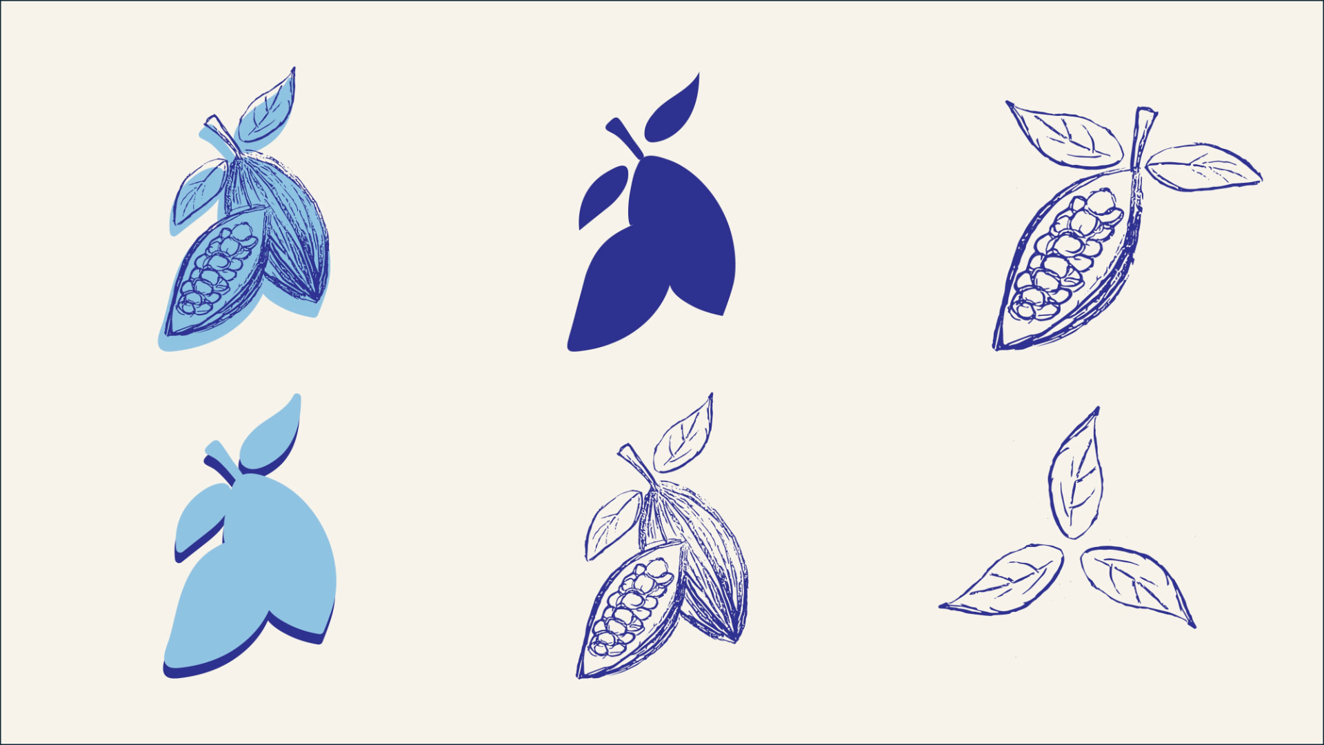 Dolce Pezzo cocoa pod icon set